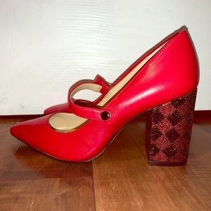 Katy Perry leather Mary Janes